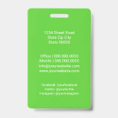 Dog walker / Pet Care Sitting バッジ (裏面)