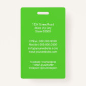 Dog walker / Pet Care Sitting バッジ (裏面)