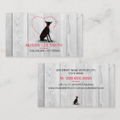 Dog walker / Pet Care Sitting 名刺 (正面/裏面)