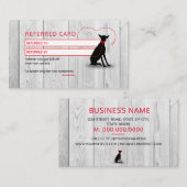 Dog walker / Pet Care Sitting 名刺 (正面/裏面)