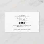 Dog Walker Pet Sitter Business Card 名刺 (裏面)