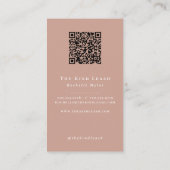 Dog Walker Pet Sitting Watercolor Business Card 名刺 (裏面)