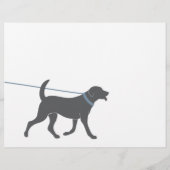 Dog Walker/Walking Business Flyer Template チラシ (裏面)
