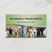 Dog walking and training services 名刺 (正面)
