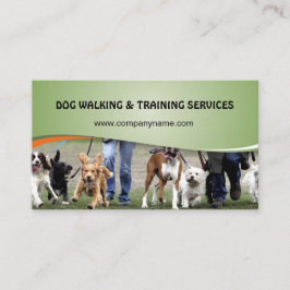 Dog walking and training services 名刺