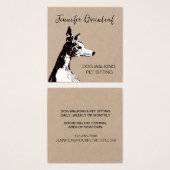 Dog walking Business Card (正面&裏面)