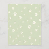 Dog Walking Pet Sitting Custom チラシ (裏面)