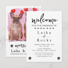 Dog Wedding Invitation セーブザデート