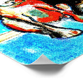 dog with pear ポスター (角)