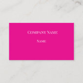 Dog with Pink Dots Company Business Cards 名刺 (裏面)