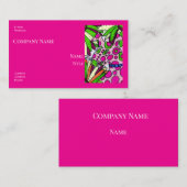 Dog with Pink Dots Company Business Cards 名刺 (正面/裏面)