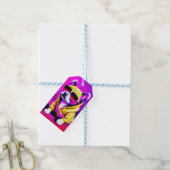 Dog with sunglasses ギフトタグ (より糸付き)