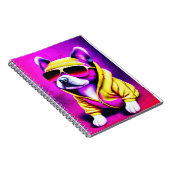 Dog with sunglasses ノートブック (右側)