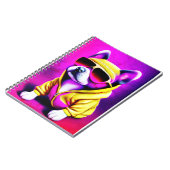 Dog with sunglasses ノートブック (左側)