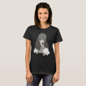 Dog   Women's Graphic Tees Cool Poodle Men's Tシャツ (正面フル)