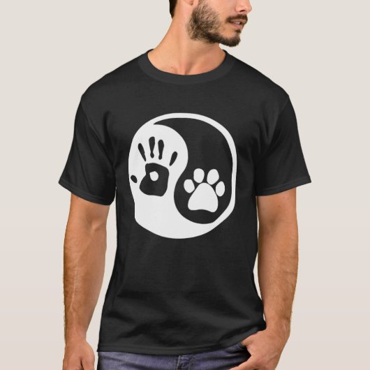Dog Yin Yang Tシャツ (正面)