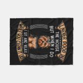 Dog Yorkie O Stuff Pet Dad Price Yorkieo Pupes Com フリースブランケット (正面(横))
