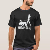 Dogaholic  Walking With Dog Costume Tシャツ (正面)