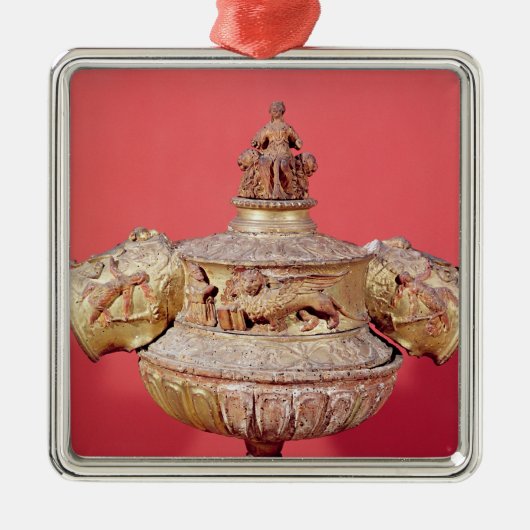 dogal選挙に使用する壷 メタルオーナメント (正面)