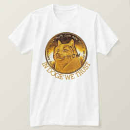DogeおもしろいではTシャツを信用 Tシャツ