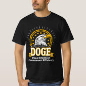 DOGEプレジデント・ドナルド・トランプ47位おもしろいミーム引用文 Tシャツ (正面)