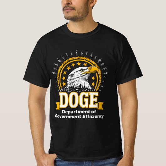 DOGEプレジデント・ドナルド・トランプ47位おもしろいミーム引用文 Tシャツ (正面)