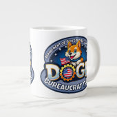 DOGE官僚の涙ジャンボマグ ジャンボコーヒーマグカップ (正面右)