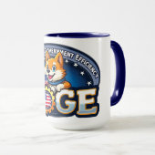DOGE政府効率局ロゴLG マグカップ (正面右)