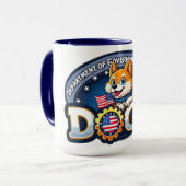 DOGE政府効率局ロゴLG マグカップ (正面左)