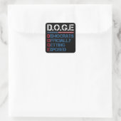 DOGE政府効率局 スクエアシール (バッグ)