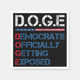 DOGE政府効率局 スタンダードカクテルナプキン