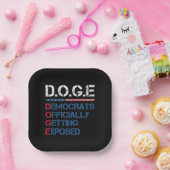 DOGE政府効率局 ペーパープレート (パーティー)