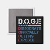 DOGE政府効率局 マグネット (正面/裏面)