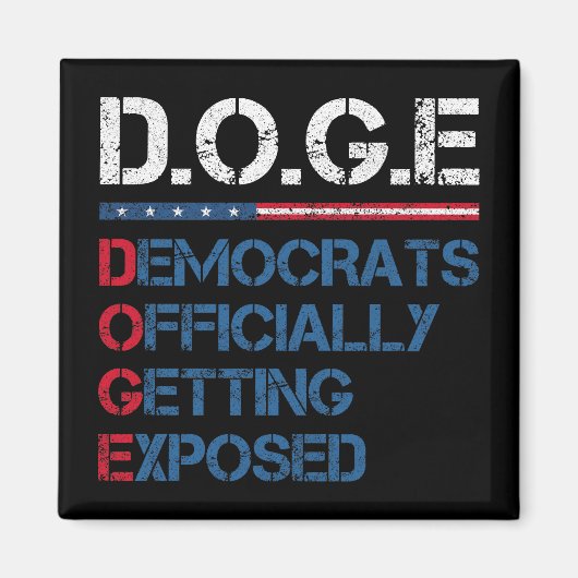 DOGE政府効率局 マグネット (正面)