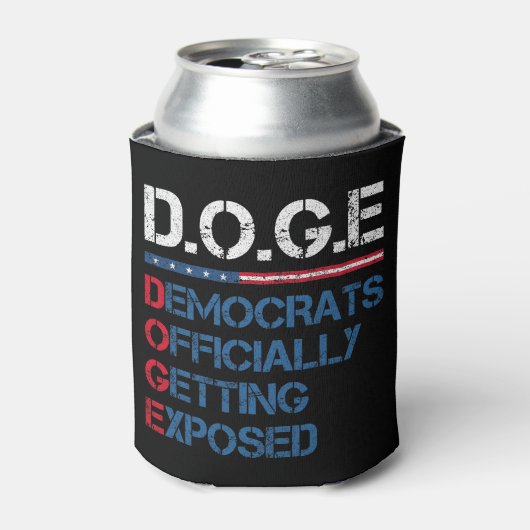 DOGE政府効率局 缶クーラー (缶正面)