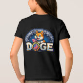 DOGE省政府効率キッズ部門 トライブレンドＴシャツ (裏面)