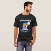 Doge-1ムーンドージコイン柴一おもしろい世への使命 Tシャツ (正面フル)