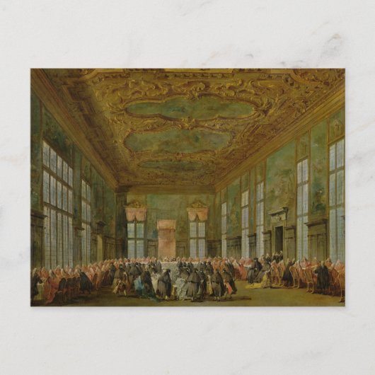 Doge Alvise Mocenigo IV与えの晩餐会 ポストカード (正面)