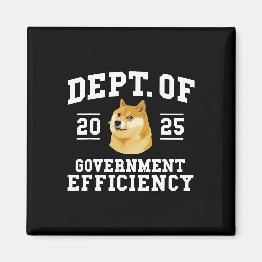 Doge D.o.例えば政府の効率性の部門T マグネット (正面)