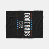 Doge D.o.例えば省の省A フリースブランケット (正面(横))