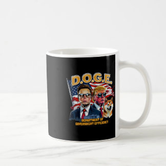 Doge D.o.e.再びアメリカを効率化するトランプD コーヒーマグカップ