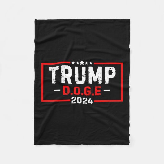 Doge D.o.e.政府効率部門2 フリースブランケット (正面)