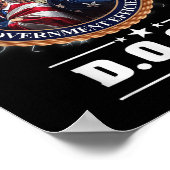 Doge Department Of Government Efficiency Trump 47t ポスター (角)
