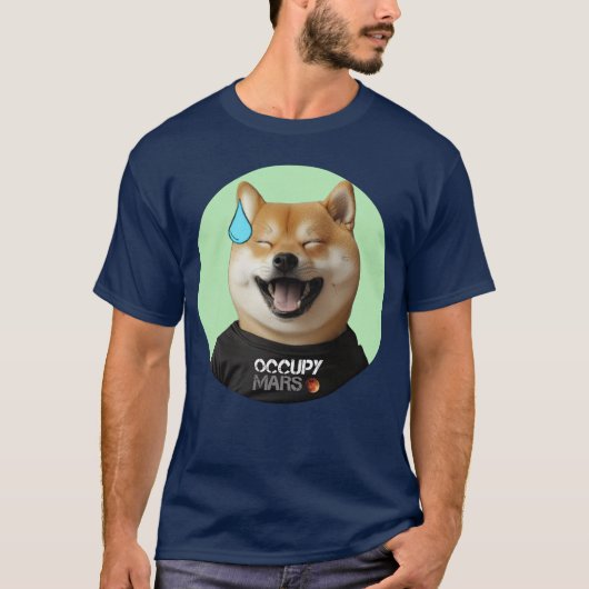 Doge DogをDOGEガイとして Tシャツ (正面)