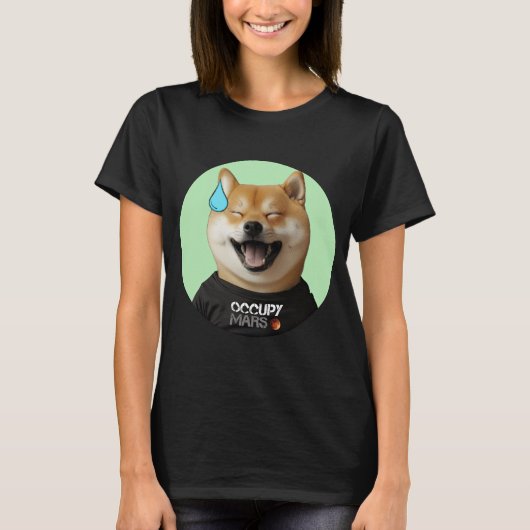 Doge DogをDOGEガイとして Tシャツ (正面)
