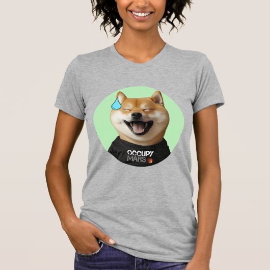 Doge DogをDOGEガイとして Tシャツ (正面)