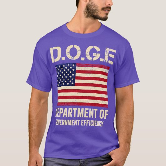 DOGE DOGE省政府効率局 Tシャツ (正面)