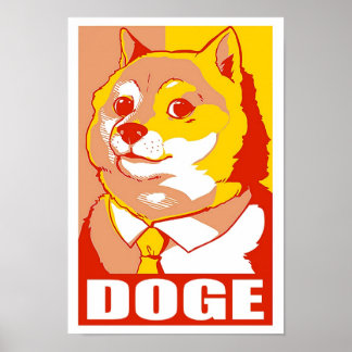 DOGE MEME ポスター