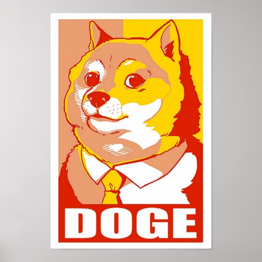 DOGE MEME ポスター (正面)