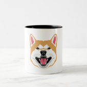doge meme funny memes shibe shiba inu costume hall ツートーンマグカップ (中央)